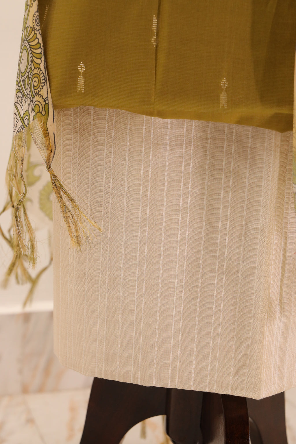 Yellow with Printed Dupatta  Unstitched Salwar Suit - #NC142