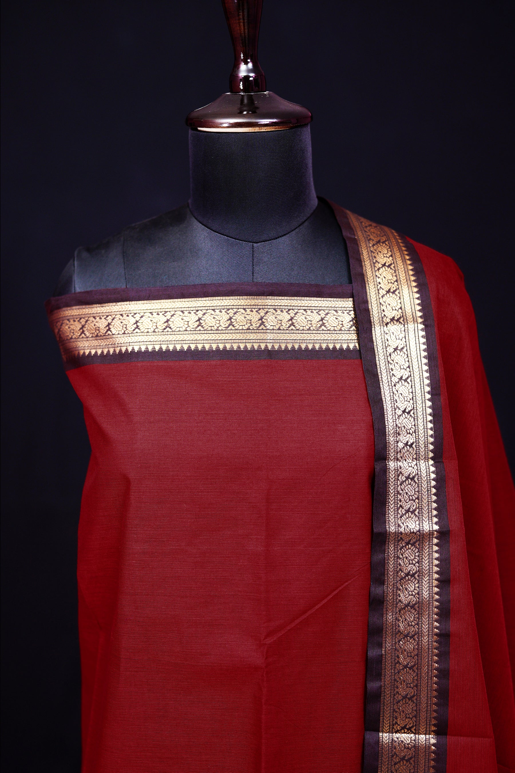 Chettinad Cotton Unstitched Salwar Suit - #NC020