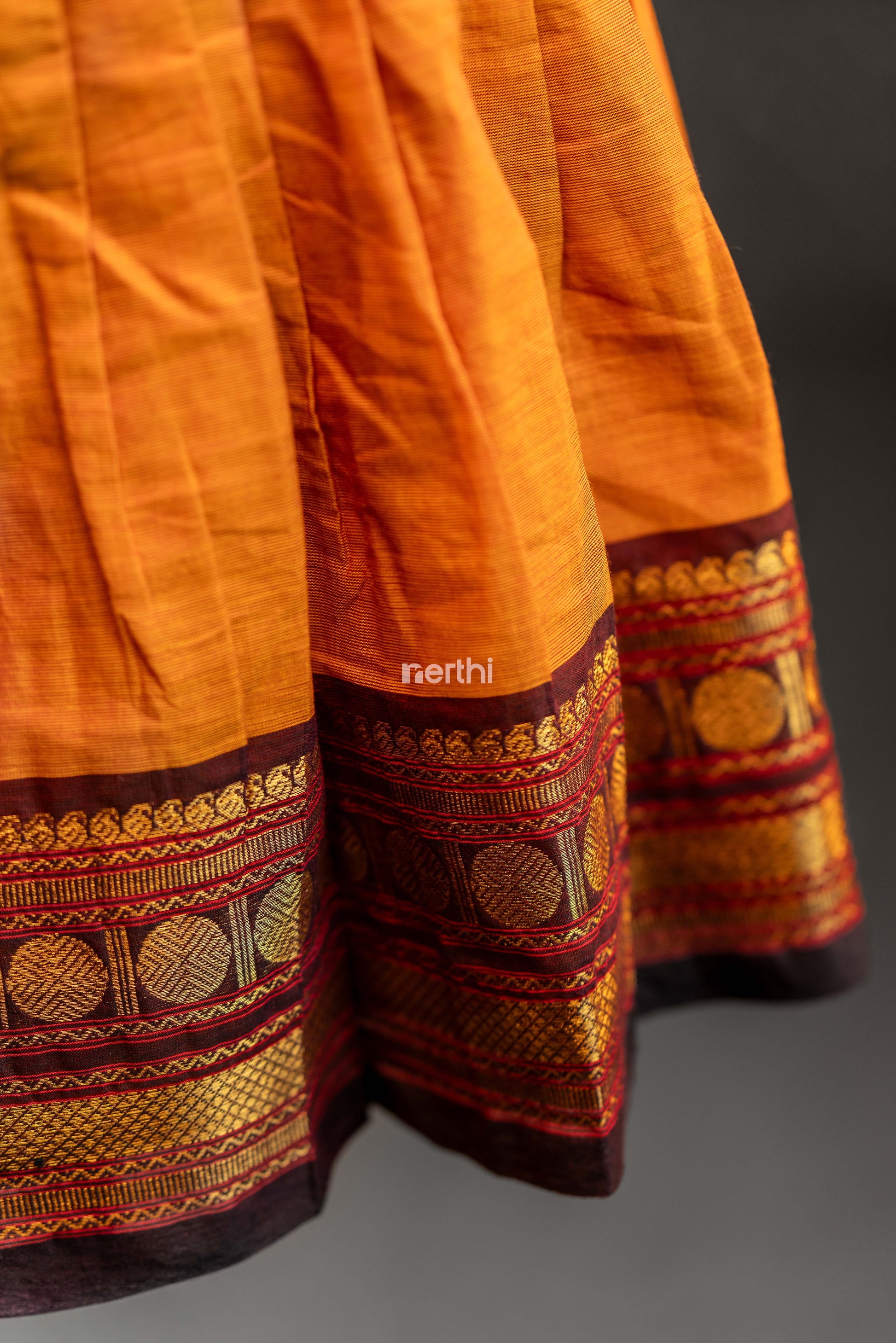 Orange One Shoulder Frock - #NF002