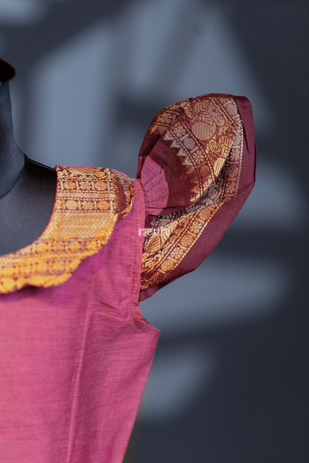 Scallop Frock with Butterfly Sleeve - #NF004