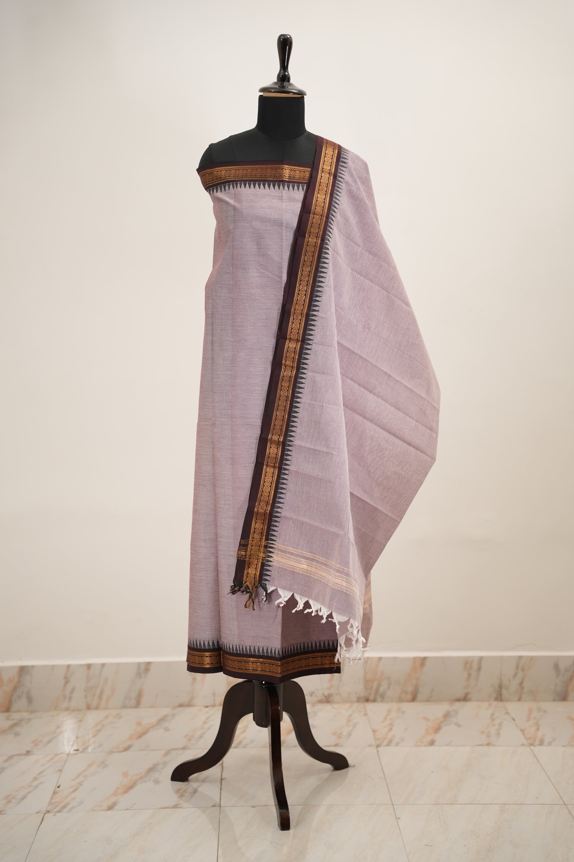 Chettinad Cotton Unstitched Salwar Suit - #NC148