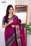 Kamatchi - Rose Chettinad Cotton Saree