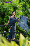 Padini - Blue Chettinad Cotton Saree