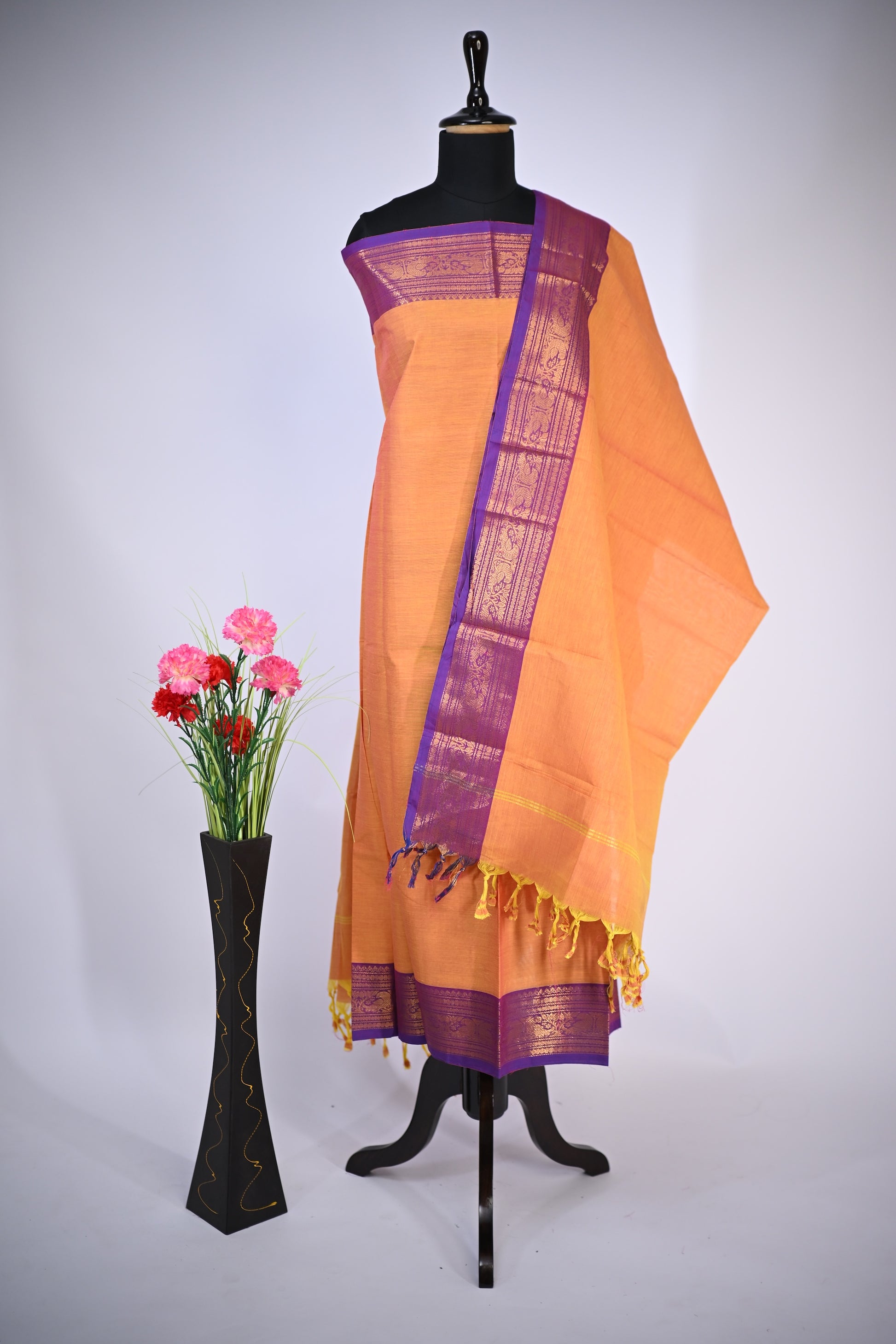 Chettinad Cotton Unstitched Salwar Suit - #NC024 Nerthi Fashion Chettinad Cotton Unstitched Salwar Suit - #NC024 Nerthi Fashion