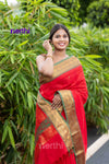 Kovvai - Red Chettinad Cotton Saree