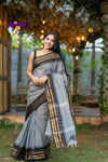 Sirpa - Gray Chettinad Cotton Saree